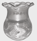 Antique Oil Kerosene Oregon Lamp Shade Victorian Floral Glass With 3" Rim - AntiquesEtceteraAntique Oil Kerosene Oregon Lamp Shade Victorian Floral Glass With 3" RimAntiqueAntiquesEtcetera
