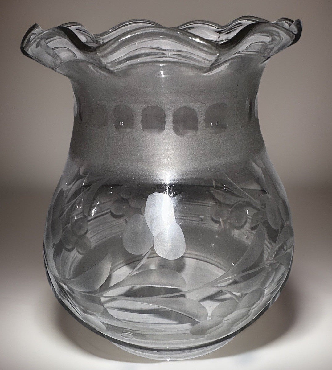 Antique Oil Kerosene Oregon Lamp Shade Victorian Floral Glass With 3" Rim - AntiquesEtceteraAntique Oil Kerosene Oregon Lamp Shade Victorian Floral Glass With 3" RimAntiqueAntiquesEtcetera