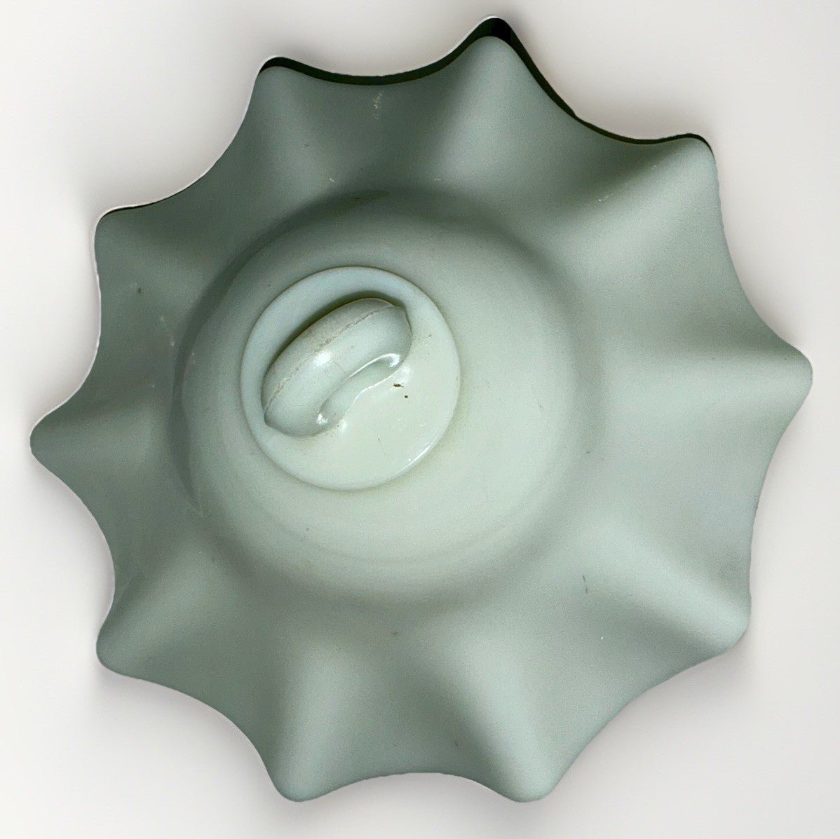 Antique Opaque White Glass Smoke Shade for Kerosene Oil Hanging Lamp 7 1/2" Diam - AntiquesEtceteraAntique Opaque White Glass Smoke Shade for Kerosene Oil Hanging Lamp 7 1/2" DiamAntiqueAntiquesEtcetera