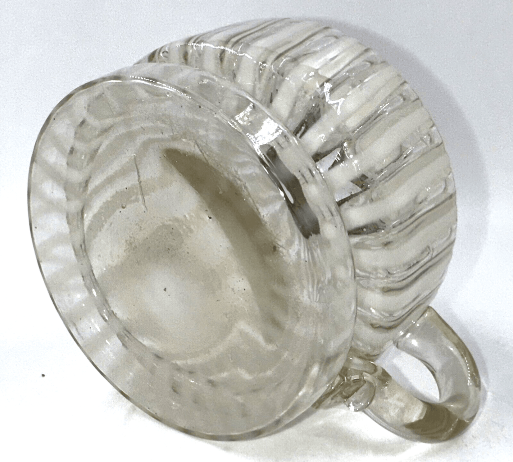 Antique Optic Opalescent White Stripe Flat Hand Finger Kerosene or Oil Lamp - AntiquesEtceteraAntique Optic Opalescent White Stripe Flat Hand Finger Kerosene or Oil LampAntique LightingAntiquesEtceteraAntiquesEtcetera