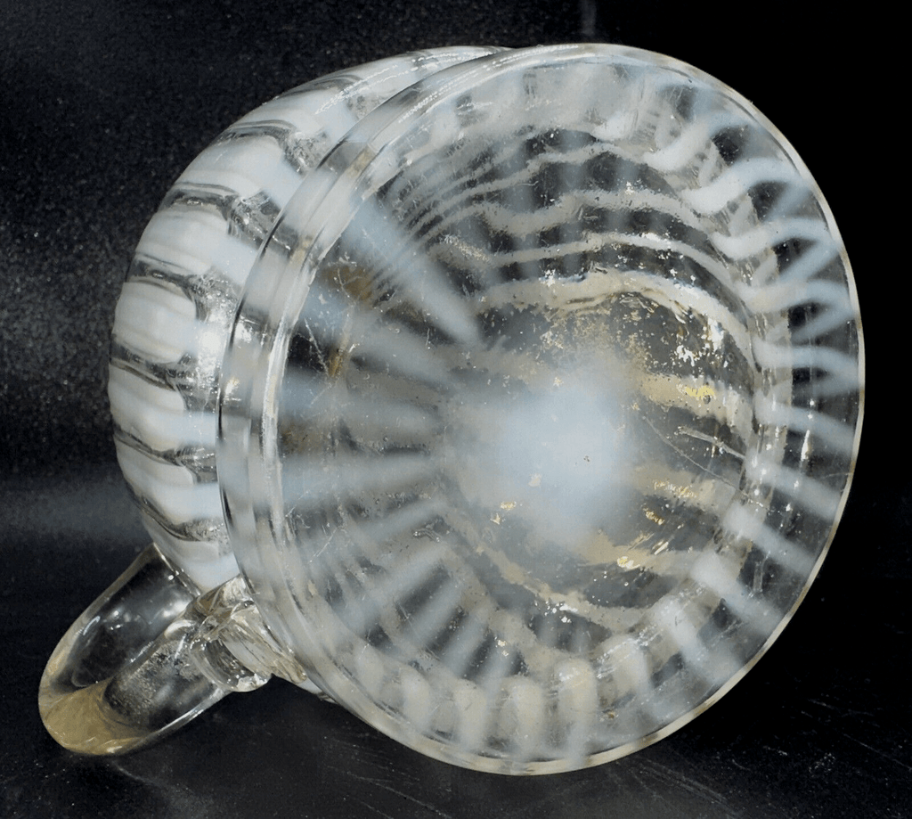 Antique Optic Opalescent White Stripe Flat Hand Finger Kerosene or Oil Lamp - AntiquesEtceteraAntique Optic Opalescent White Stripe Flat Hand Finger Kerosene or Oil LampAntique LightingAntiquesEtceteraAntiquesEtcetera