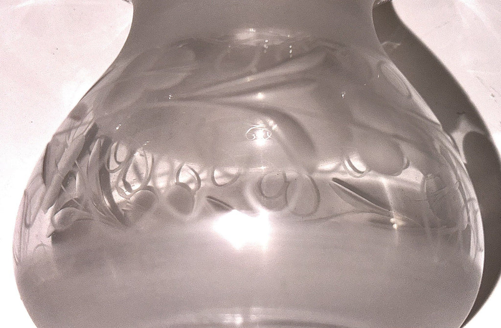 Antique Oregon Lamp Shade Kerosene Oil Pretty Victorian Motif Cut Glass 3" Rim - AntiquesEtceteraAntique Oregon Lamp Shade Kerosene Oil Pretty Victorian Motif Cut Glass 3" RimAntiqueAntiquesEtcetera