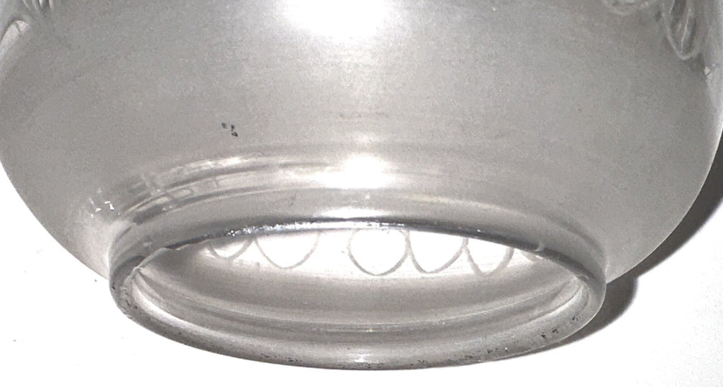 Antique Oregon Lamp Shade Kerosene Oil Pretty Victorian Motif Cut Glass 3" Rim - AntiquesEtceteraAntique Oregon Lamp Shade Kerosene Oil Pretty Victorian Motif Cut Glass 3" RimAntiqueAntiquesEtcetera