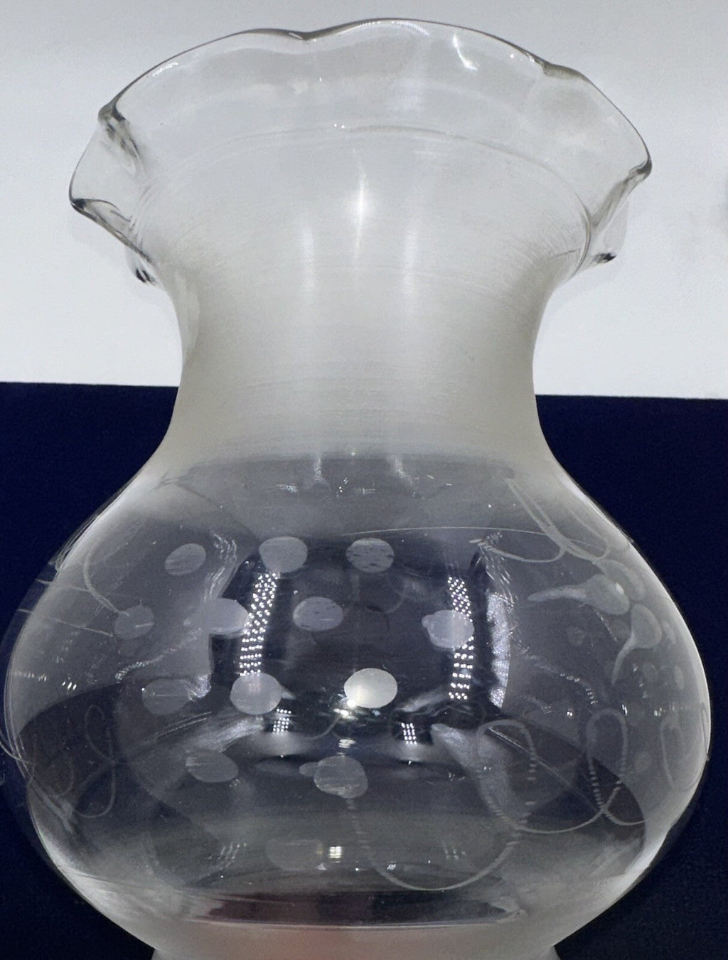 Antique Oregon Oil / Kerosene Banquet Glass Lamp Shade Cut & Engraved Victorian - AntiquesEtceteraAntique Oregon Oil / Kerosene Banquet Glass Lamp Shade Cut & Engraved VictorianAntiqueAntiquesEtcetera