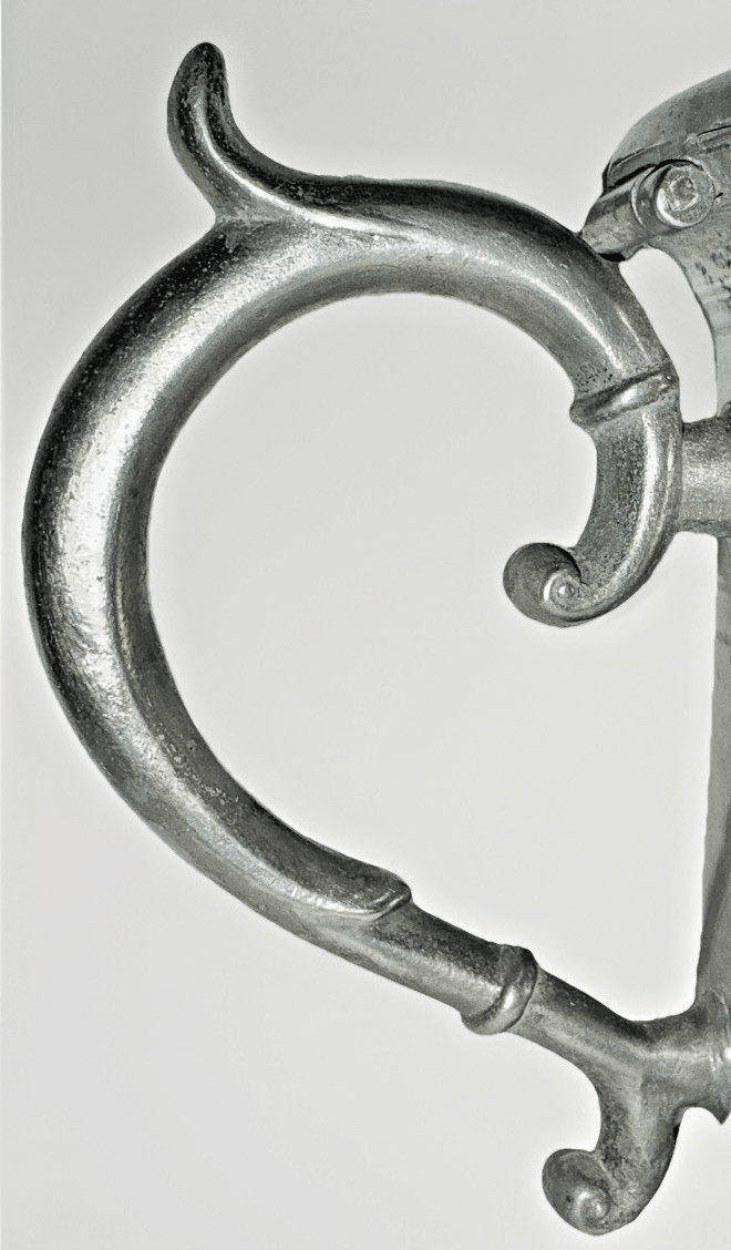 Antique Pewter Syrup Pitcher w/ Hinged Lid, Queen Anne Handle, Thumb Knob Lift - AntiquesEtceteraAntique Pewter Syrup Pitcher w/ Hinged Lid, Queen Anne Handle, Thumb Knob LiftAntique PewterAntiquesEtceteraAntiquesEtcetera