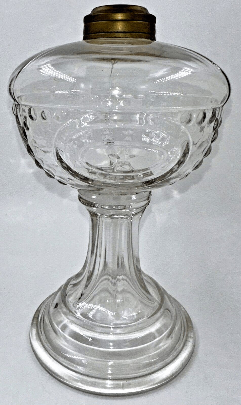 Antique Pre 1880 STAR OVAL PANEL Kerosene Oil Glass Stand Lamp THURO Bk 1 - 99h - AntiquesEtceteraAntique Pre 1880 STAR OVAL PANEL Kerosene Oil Glass Stand Lamp THURO Bk 1 - 99hAntiqueAntiquesEtcetera