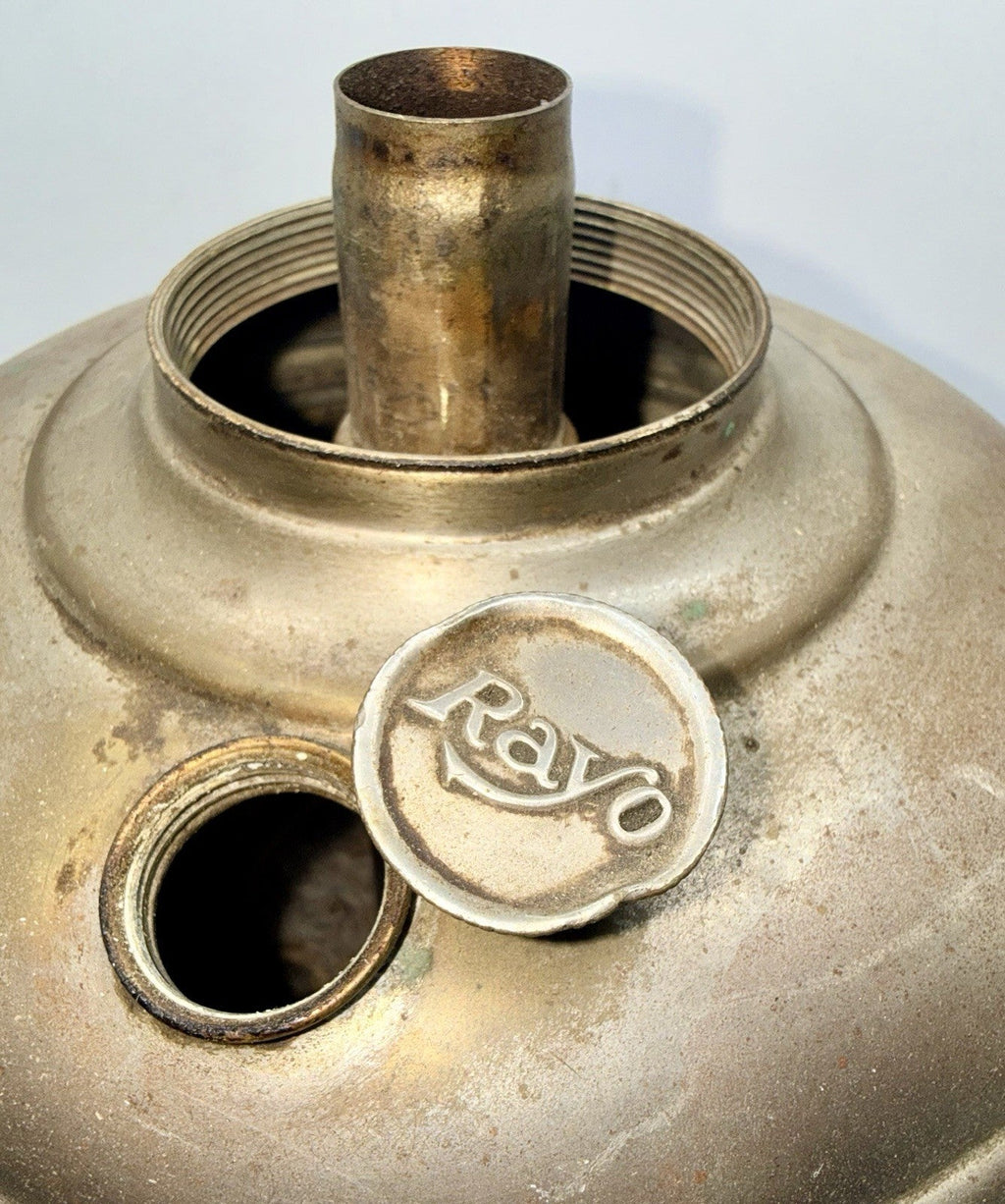 Antique RAYO Kerosene Oil Lamp Old Model Center Draft Nickel - Plated Brass - AntiquesEtceteraAntique RAYO Kerosene Oil Lamp Old Model Center Draft Nickel - Plated BrassAntique LightingAntiquesEtceteraAntiquesEtcetera
