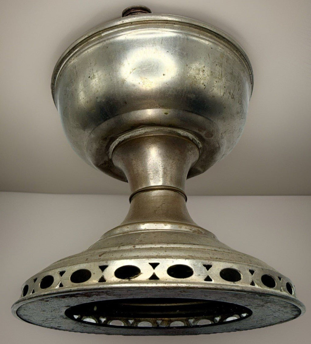 Antique RAYO Kerosene Oil Lamp Old Model Center Draft Nickel - Plated Brass - AntiquesEtceteraAntique RAYO Kerosene Oil Lamp Old Model Center Draft Nickel - Plated BrassAntique LightingAntiquesEtceteraAntiquesEtcetera
