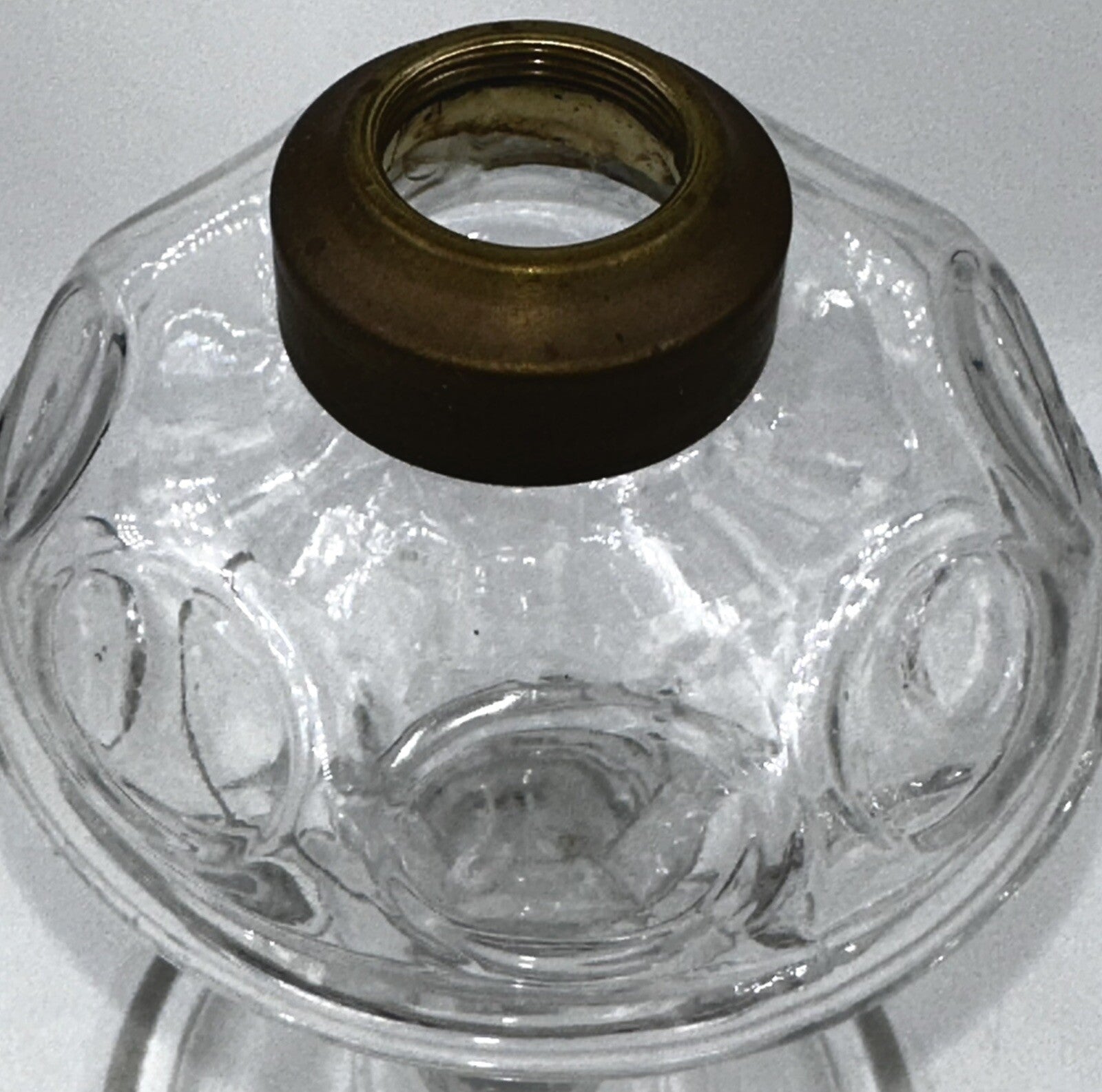 Antique RING PUNTY Oil, Whale Oil, Kerosene Stand Lamp Optic Glass THURO 1, 84a - AntiquesEtceteraAntique RING PUNTY Oil, Whale Oil, Kerosene Stand Lamp Optic Glass THURO 1, 84aAntiqueAntiquesEtcetera