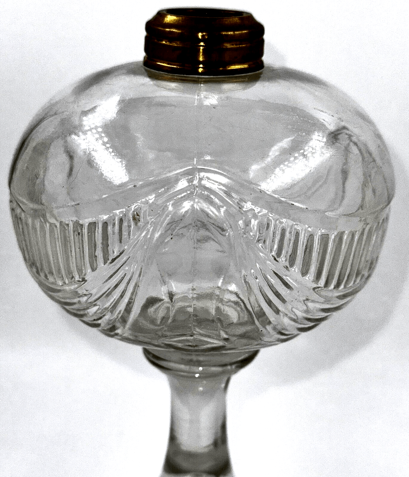 Antique TRIPLE SCALLOP and RIB SWAG Oil or Kerosene Stand Lamp THURO 2 p. 79 - g - AntiquesEtceteraAntique TRIPLE SCALLOP and RIB SWAG Oil or Kerosene Stand Lamp THURO 2 p. 79 - gAntiqueAntiquesEtcetera