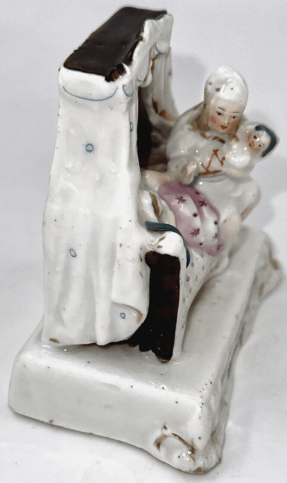Antique Victorian Porcelain Fairing TWELVE MONTHS AFTER MARRIAGE Parents w/ Baby - AntiquesEtceteraAntique Victorian Porcelain Fairing TWELVE MONTHS AFTER MARRIAGE Parents w/ BabyAntiquesEtceteraAntiquesEtcetera