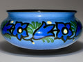 Anton Lang Pottery Bowl Signed Blue and Yellow Floral Antique Oberammergau - AntiquesEtceteraAnton Lang Pottery Bowl Signed Blue and Yellow Floral Antique OberammergauAnton LangAntiquesEtcetera