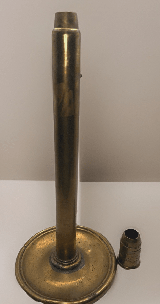 Archer & Warner Philadelphia Spring - Loaded Candlestick Brass, Drip Catcher Base - AntiquesEtceteraArcher & Warner Philadelphia Spring - Loaded Candlestick Brass, Drip Catcher BaseAntiquesEtceteraAntiquesEtcetera