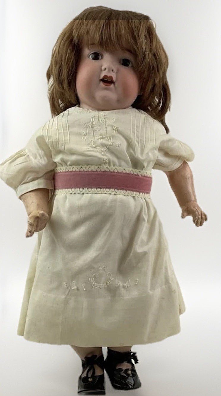 Armand Marseille Character Doll A.M. 996 Composition Chubby Brunette Baby 19 in. - AntiquesEtceteraArmand Marseille Character Doll A.M. 996 Composition Chubby Brunette Baby 19 in.Armand MarseilleAntiquesEtcetera