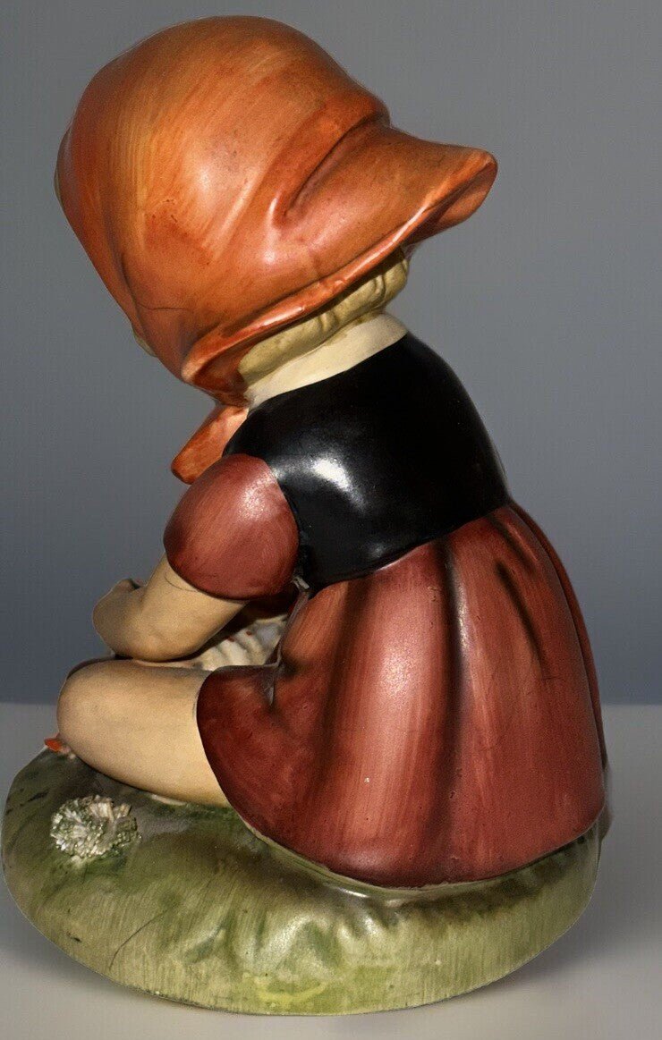 Arnart Figurine Girl Lacing Shoe Erich Stauffer S8248 Adorable Hummel Style - AntiquesEtceteraArnart Figurine Girl Lacing Shoe Erich Stauffer S8248 Adorable Hummel StyleArnart CreationAntiquesEtcetera