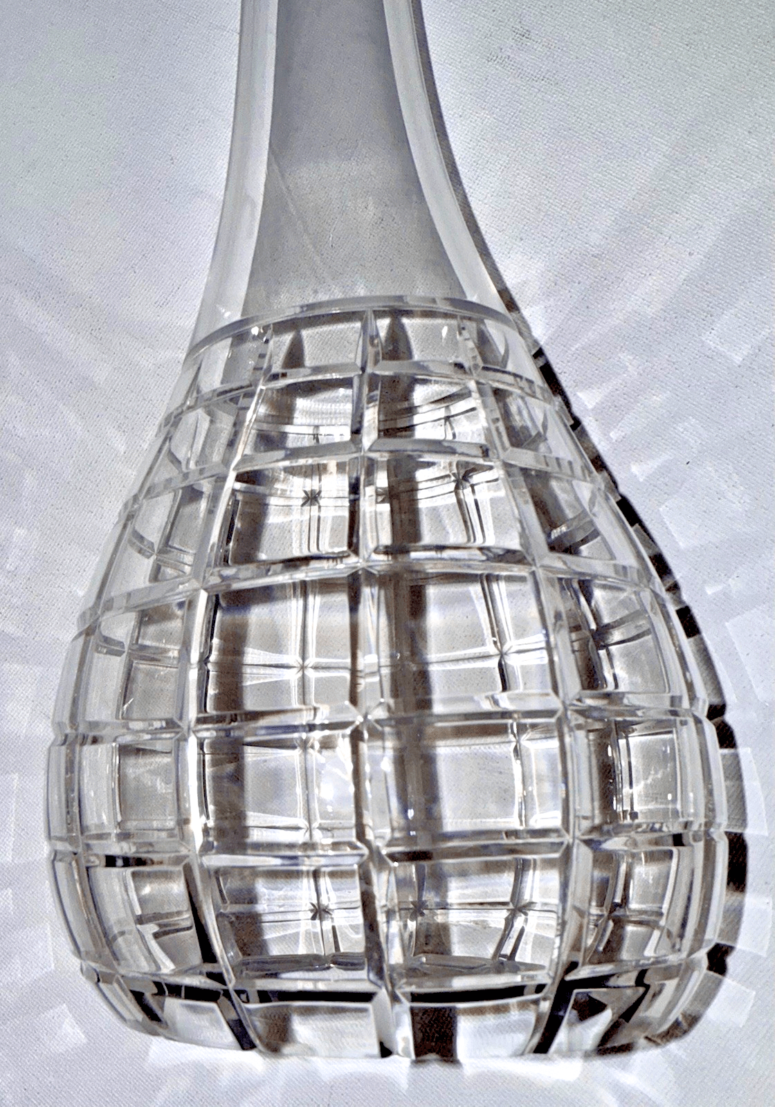Art Glass Candle Holder Hand Blown Cut Candlestick Mark Bickers Artist Signed UK - AntiquesEtceteraArt Glass Candle Holder Hand Blown Cut Candlestick Mark Bickers Artist Signed UKMark BickersAntiquesEtcetera