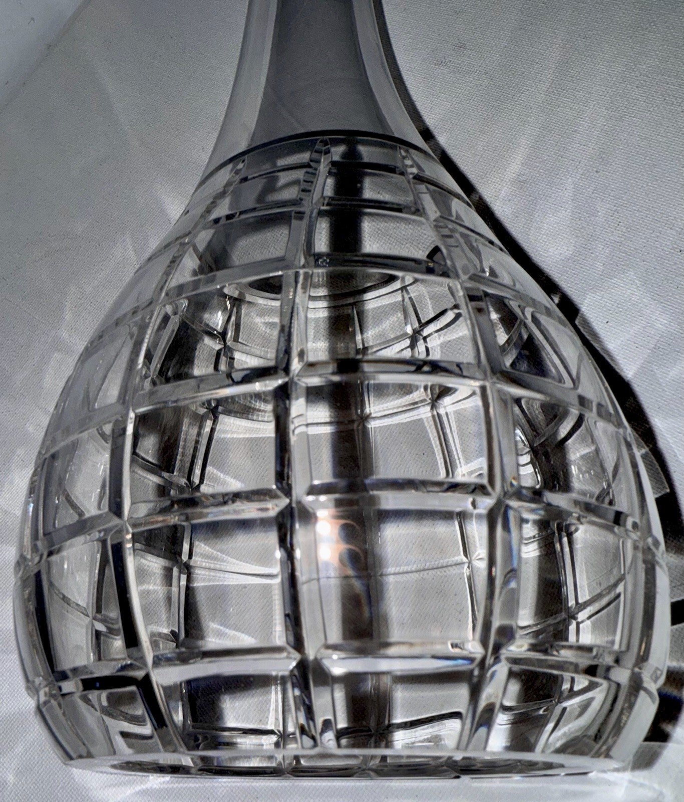Art Glass Candle Holder Hand Blown Cut Candlestick Mark Bickers Artist Signed UK - AntiquesEtceteraArt Glass Candle Holder Hand Blown Cut Candlestick Mark Bickers Artist Signed UKMark BickersAntiquesEtcetera
