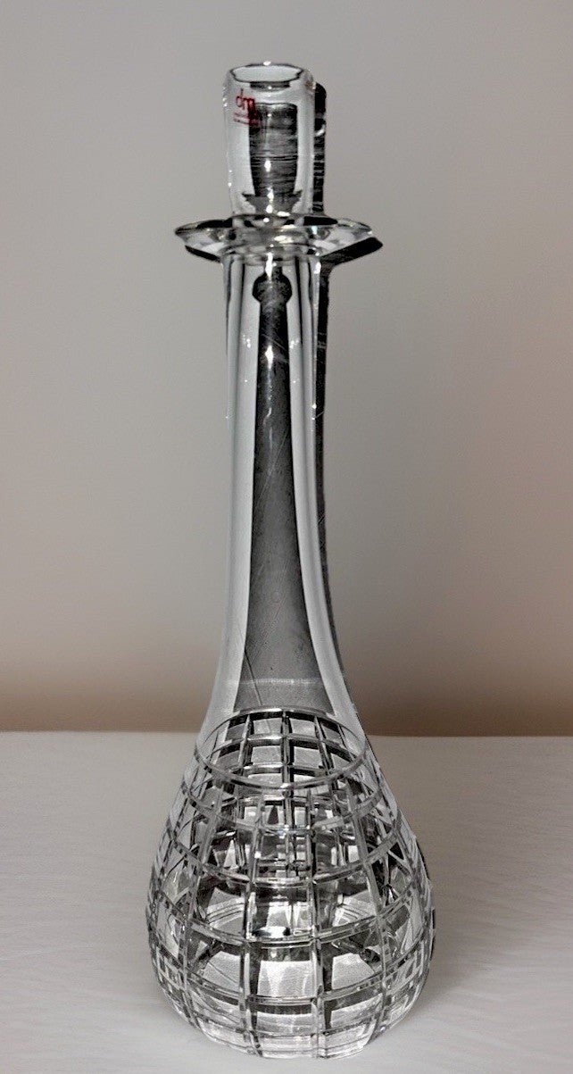 Art Glass Candle Holder Hand Blown Cut Candlestick Mark Bickers Artist Signed UK - AntiquesEtceteraArt Glass Candle Holder Hand Blown Cut Candlestick Mark Bickers Artist Signed UKMark BickersAntiquesEtcetera