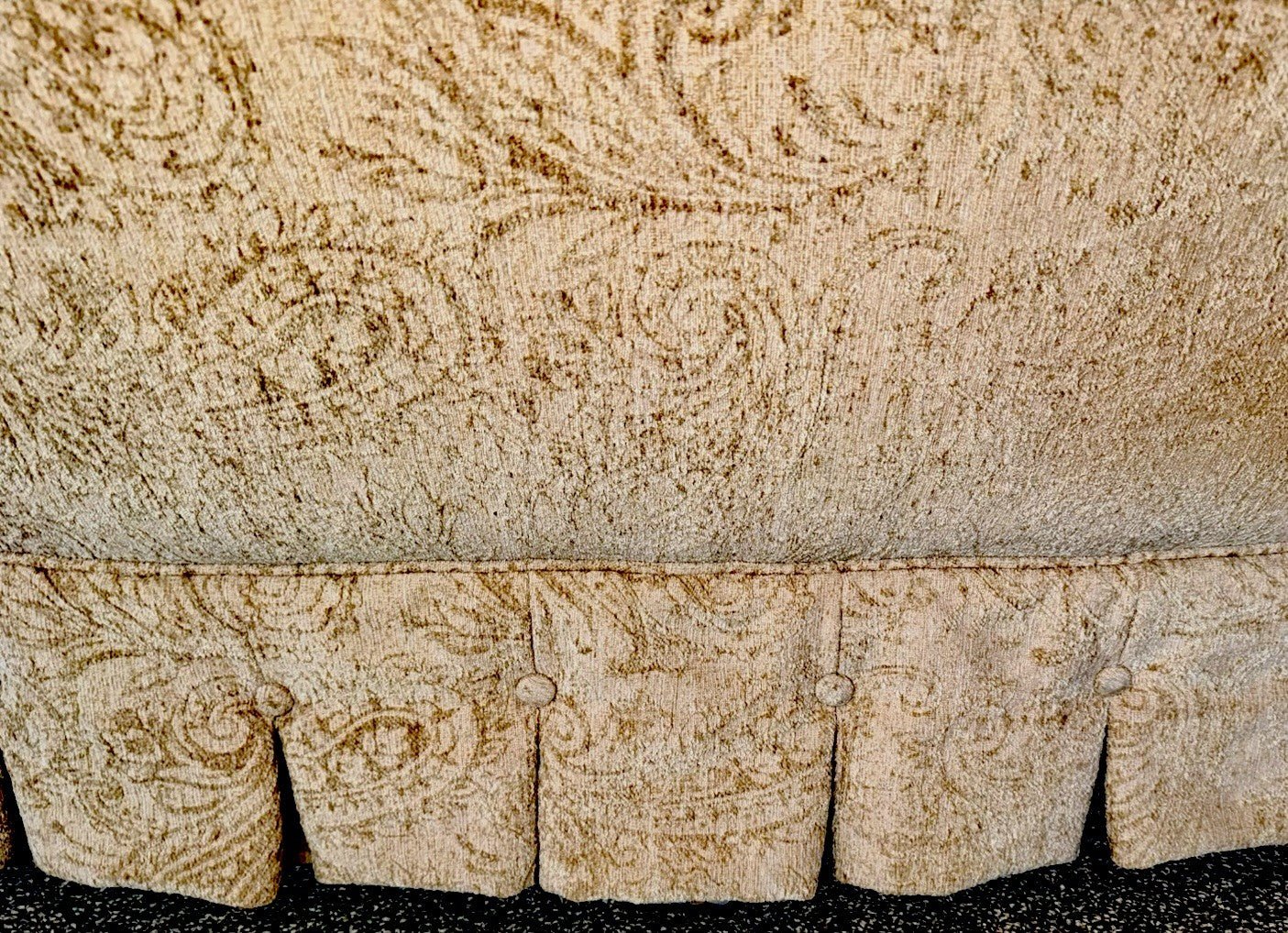 Baker Furniture for Laura Ashley Sofa Romantic Tufted English Country Highback - AntiquesEtceteraBaker Furniture for Laura Ashley Sofa Romantic Tufted English Country HighbackBakerAntiquesEtcetera