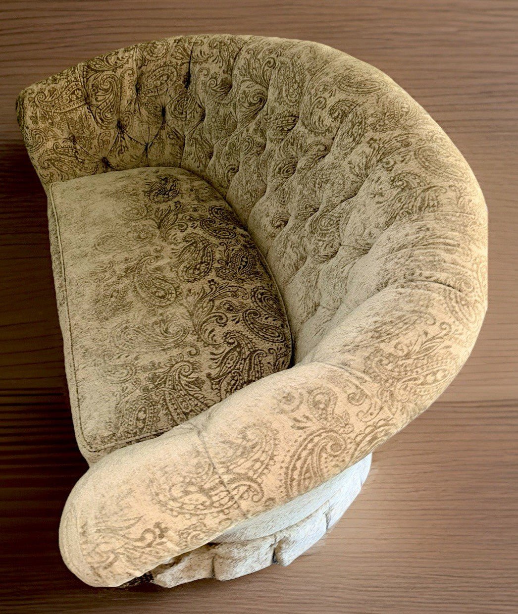 Baker Furniture for Laura Ashley Sofa Romantic Tufted English Country Highback - AntiquesEtceteraBaker Furniture for Laura Ashley Sofa Romantic Tufted English Country HighbackBakerAntiquesEtcetera