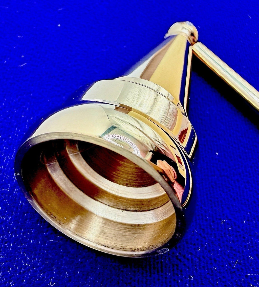 Baldwin Brass Hinged Extinguisher Candle Snuffer New in Box - AntiquesEtceteraBaldwin Brass Hinged Extinguisher Candle Snuffer New in BoxBALDWINAntiquesEtcetera