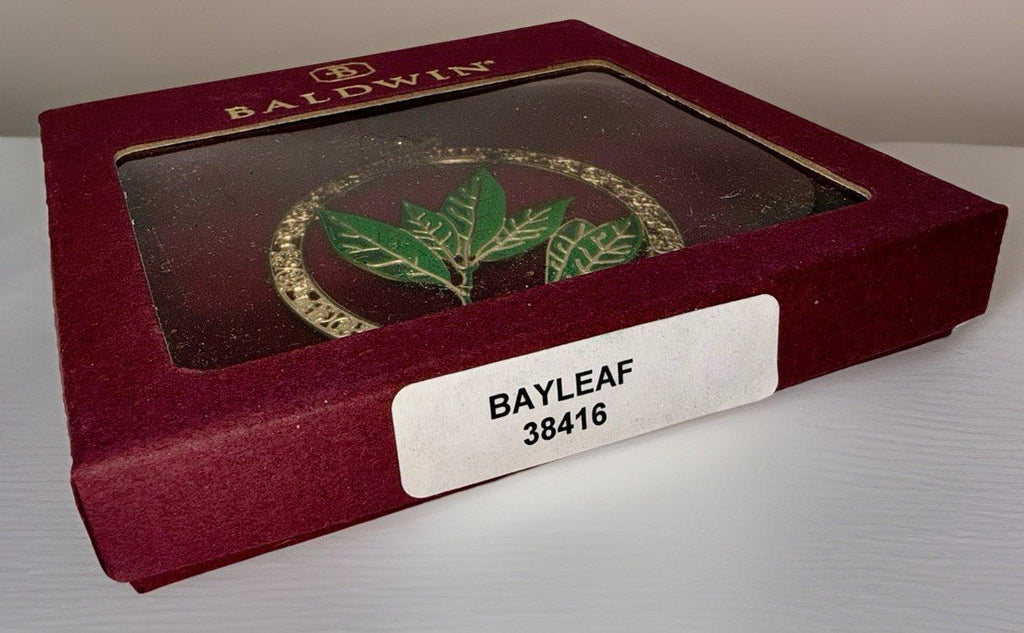 Baldwin Brass Santa's Garden BAYLEAF Christmas Ornament 2006 NIB - AntiquesEtceteraBaldwin Brass Santa's Garden BAYLEAF Christmas Ornament 2006 NIBBaldwin BrassAntiquesEtcetera