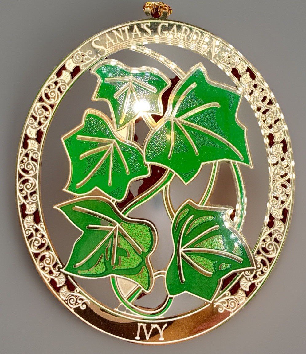 Baldwin Brass Santa's Garden IVY Christmas Ornament 2006 NIB - AntiquesEtceteraBaldwin Brass Santa's Garden IVY Christmas Ornament 2006 NIBBaldwin BrassAntiquesEtcetera