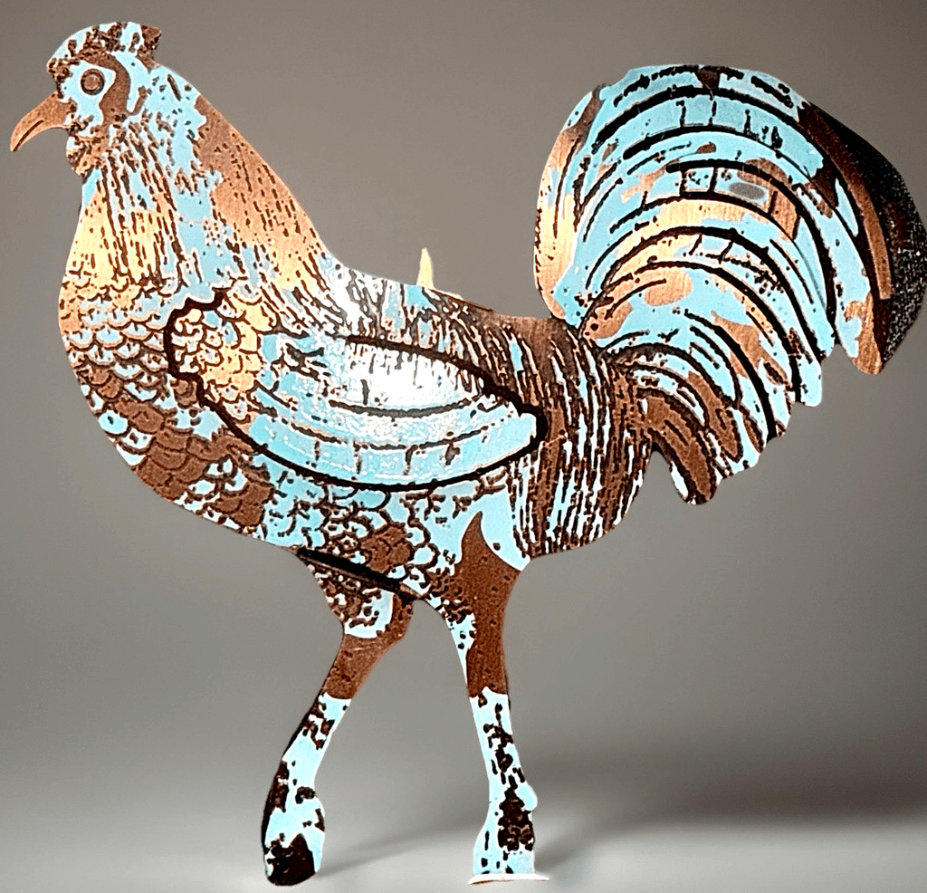 Baldwin Brass Smithsonian Institute 3D Rooster Figural Christmas Ornament - AntiquesEtceteraBaldwin Brass Smithsonian Institute 3D Rooster Figural Christmas OrnamentBaldwin BrassAntiquesEtcetera
