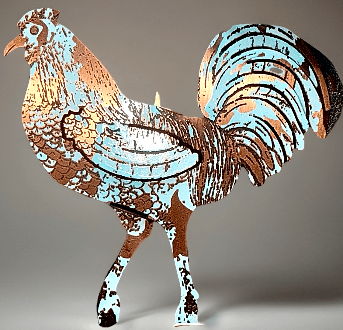 Baldwin Brass Smithsonian Institute 3D Rooster Figural Christmas Ornament - AntiquesEtceteraBaldwin Brass Smithsonian Institute 3D Rooster Figural Christmas OrnamentBaldwin BrassAntiquesEtcetera