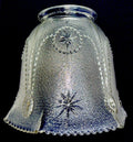 Beaded Moon & Stars Lamp Shade Northwood Stippled Glass for 2 1/4" Fitter - AntiquesEtceteraBeaded Moon & Stars Lamp Shade Northwood Stippled Glass for 2 1/4" FitterAntiqueAntiquesEtcetera
