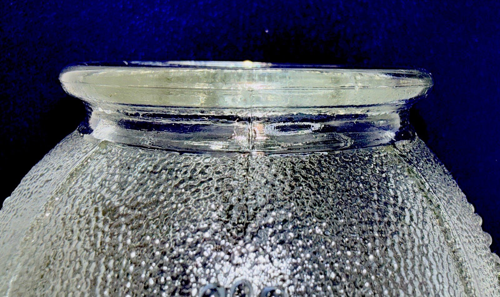 Beaded Moon & Stars Lamp Shade Northwood Stippled Glass for 2 1/4" Fitter - AntiquesEtceteraBeaded Moon & Stars Lamp Shade Northwood Stippled Glass for 2 1/4" FitterAntiqueAntiquesEtcetera