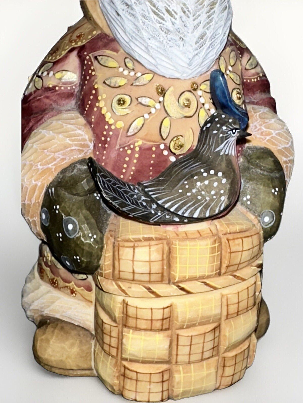 Bird Keeper Santa Trinket Box 2003 G. Debrekht Limited Edition Complete w/ Bird - AntiquesEtceteraBird Keeper Santa Trinket Box 2003 G. Debrekht Limited Edition Complete w/ BirdG. DeBrekht Artistic StudiosAntiquesEtcetera
