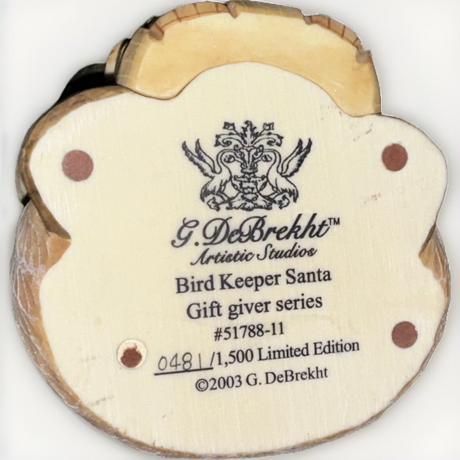 Bird Keeper Santa Trinket Box 2003 G. Debrekht Limited Edition Complete w/ Bird - AntiquesEtceteraBird Keeper Santa Trinket Box 2003 G. Debrekht Limited Edition Complete w/ BirdG. DeBrekht Artistic StudiosAntiquesEtcetera