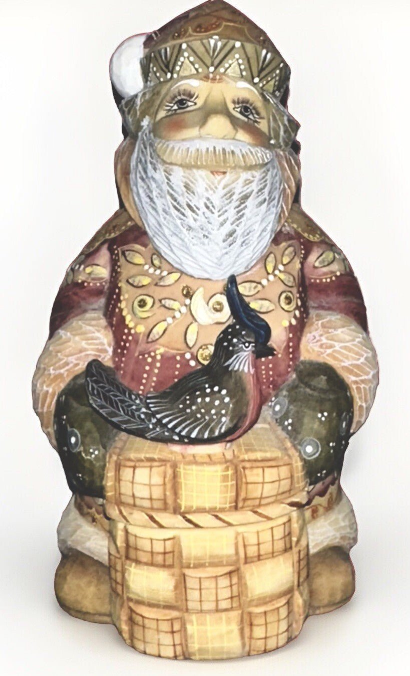 Bird Keeper Santa Trinket Box 2003 G. Debrekht Limited Edition Complete w/ Bird - AntiquesEtceteraBird Keeper Santa Trinket Box 2003 G. Debrekht Limited Edition Complete w/ BirdG. DeBrekht Artistic StudiosAntiquesEtcetera