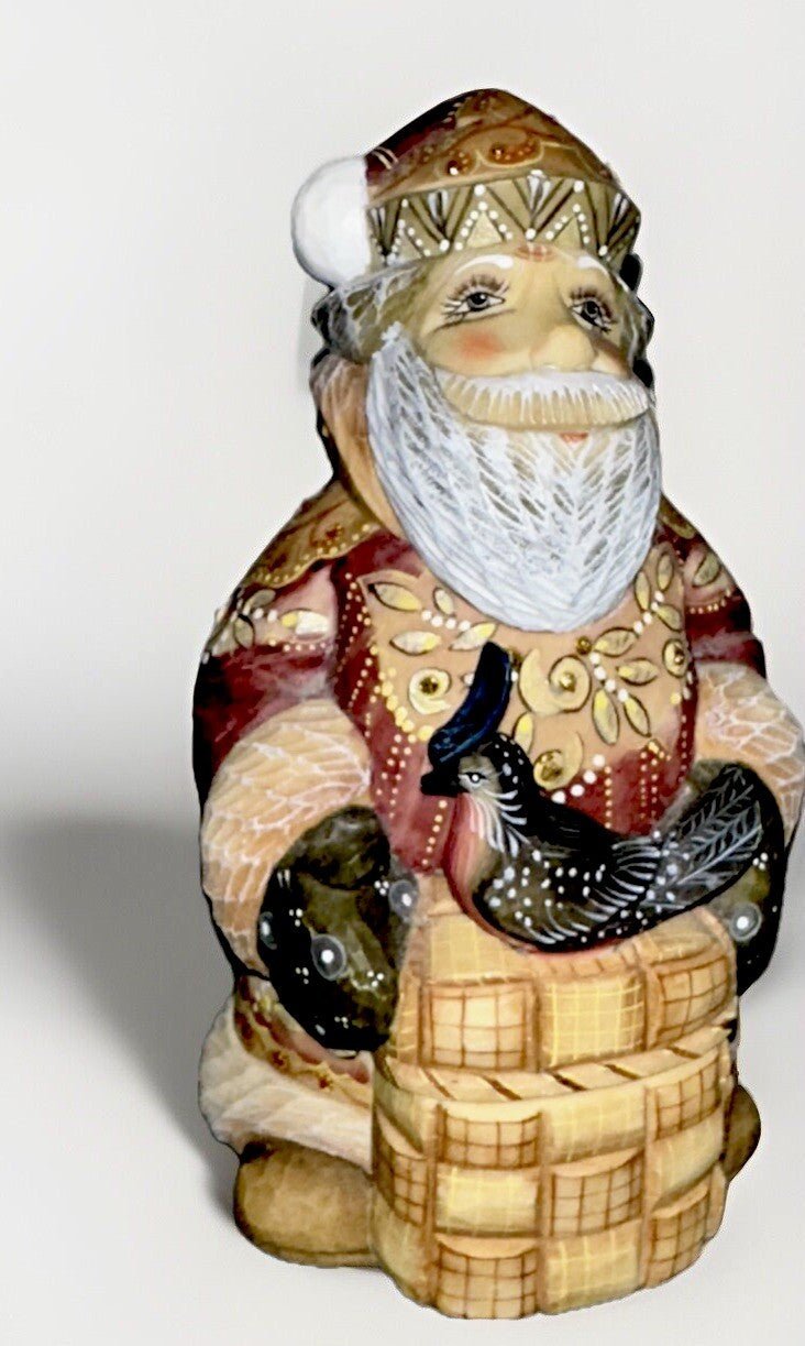 Bird Keeper Santa Trinket Box 2003 G. Debrekht Limited Edition Complete w/ Bird - AntiquesEtceteraBird Keeper Santa Trinket Box 2003 G. Debrekht Limited Edition Complete w/ BirdG. DeBrekht Artistic StudiosAntiquesEtcetera
