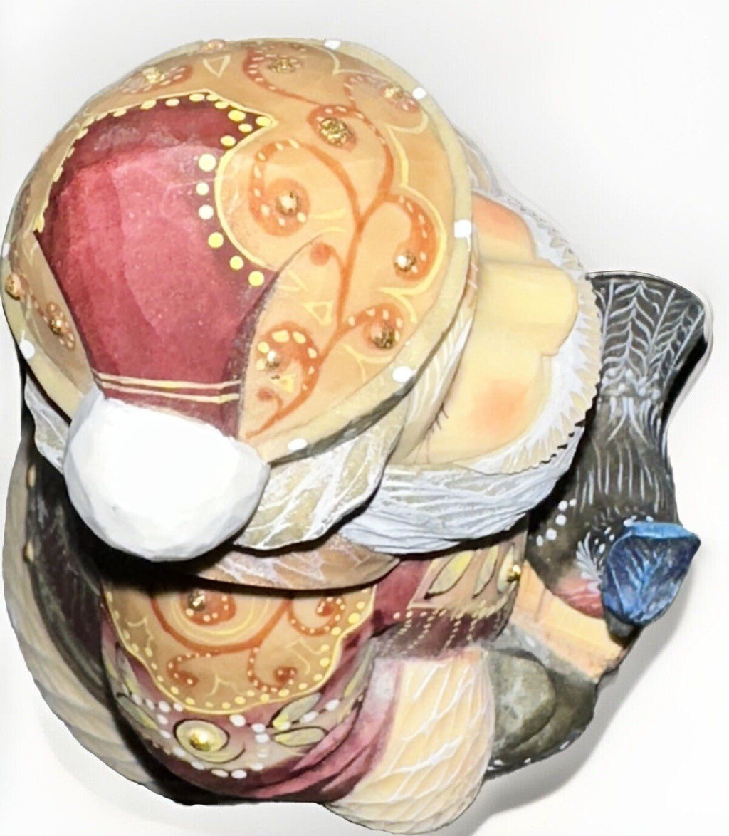 Bird Keeper Santa Trinket Box 2003 G. Debrekht Limited Edition Complete w/ Bird - AntiquesEtceteraBird Keeper Santa Trinket Box 2003 G. Debrekht Limited Edition Complete w/ BirdG. DeBrekht Artistic StudiosAntiquesEtcetera