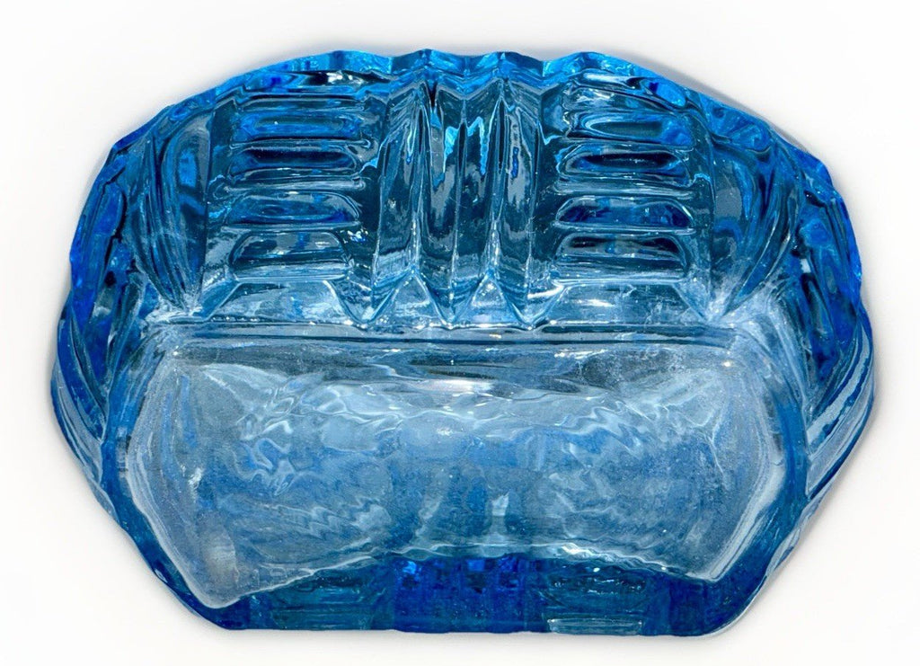 Blue Cut Glass Crystal Perfume Bottle w/ Victorian Floral Stopper Czechoslovakia - AntiquesEtceteraBlue Cut Glass Crystal Perfume Bottle w/ Victorian Floral Stopper CzechoslovakiaCzechoslovakiaAntiquesEtcetera
