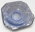 Blue Federal Depression Glass Soup Bowl Madrid Pattern Square Vintage Lovely - AntiquesEtceteraBlue Federal Depression Glass Soup Bowl Madrid Pattern Square Vintage LovelyFederal GlassAntiquesEtcetera