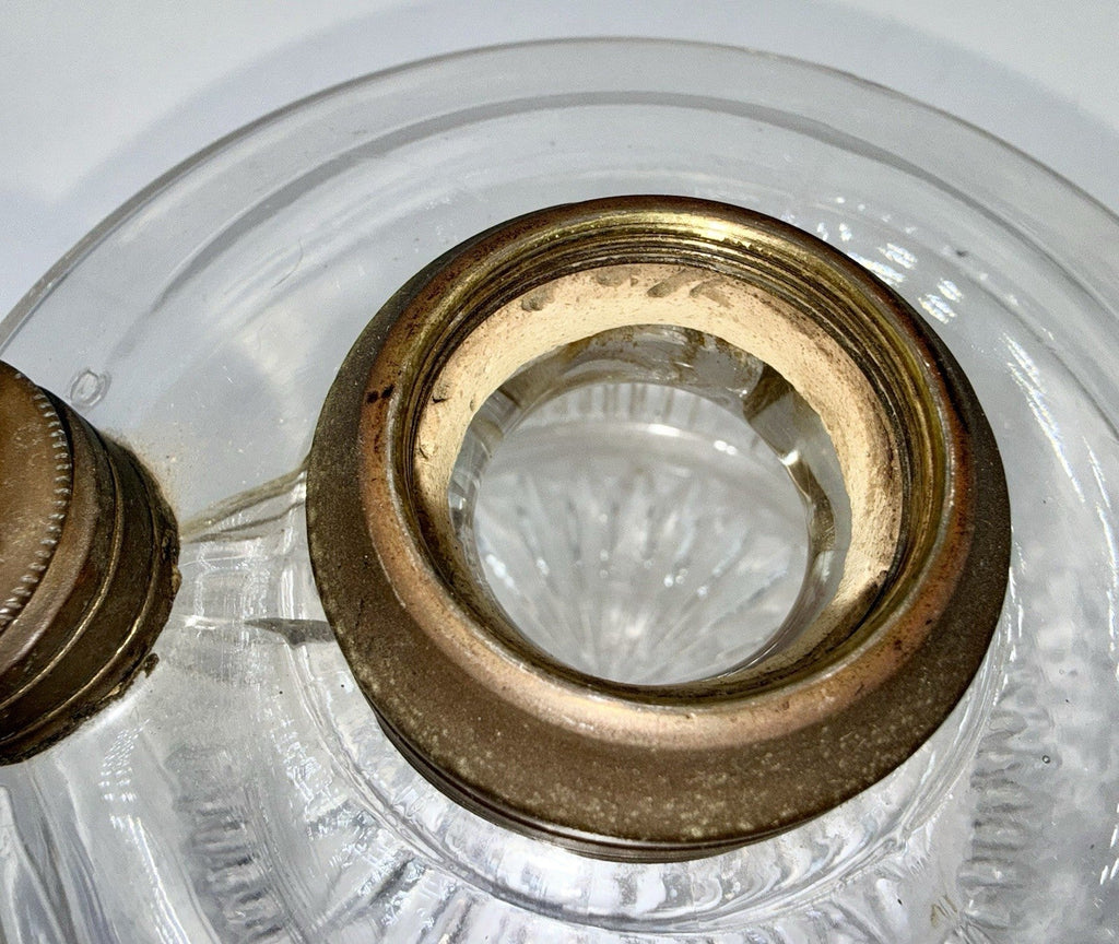 Bracket Oil Kerosene Lamp w/ Side Fill Cap for 4" Bracket Opening No. 2 Collar - AntiquesEtceteraBracket Oil Kerosene Lamp w/ Side Fill Cap for 4" Bracket Opening No. 2 CollarUnbrandedAntiquesEtcetera