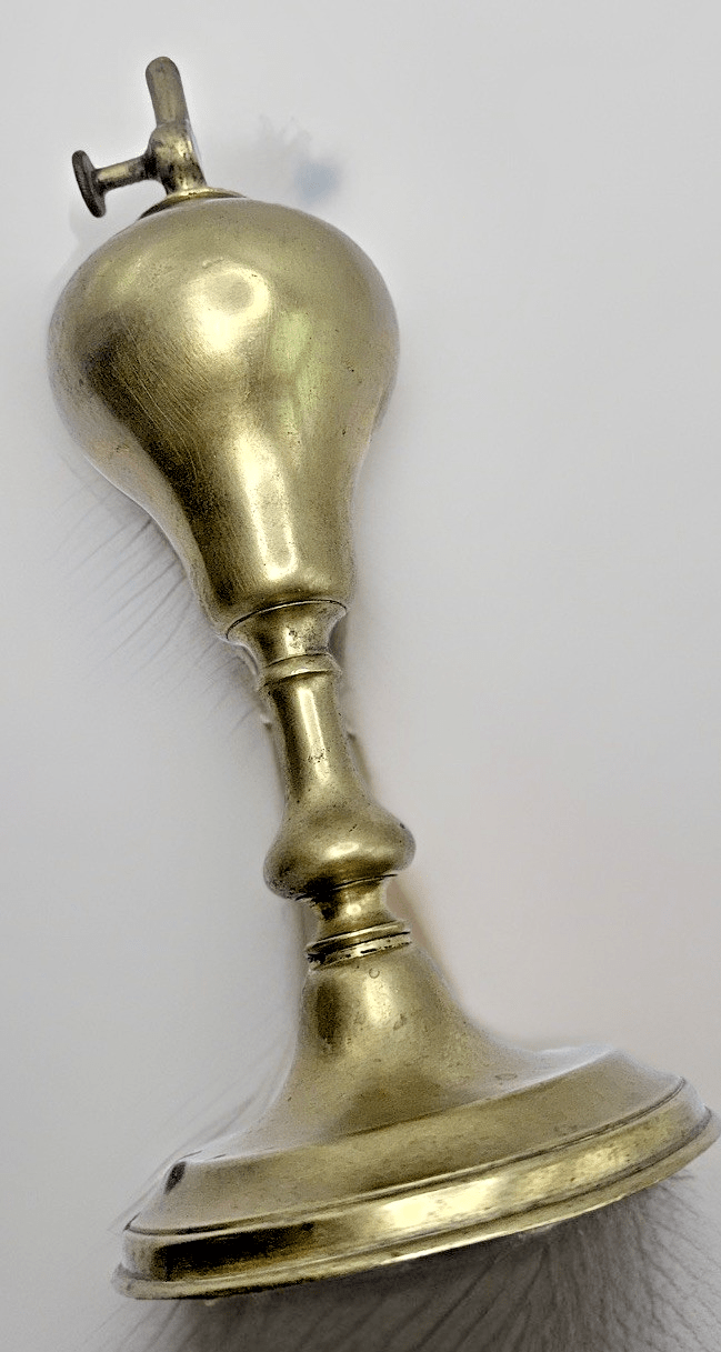 Bte SGDG Gardon Fluid Stand Lamp Antique w/ Burner Baluster Form & Stepped Base - AntiquesEtceteraBte SGDG Gardon Fluid Stand Lamp Antique w/ Burner Baluster Form & Stepped BaseGardonAntiquesEtcetera