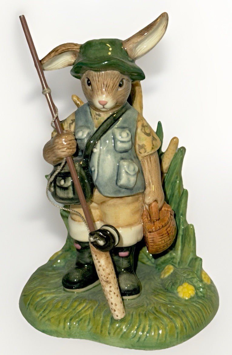 Bunnykins Royal Doulton Limited Ed. Catch of the Day Fisherman w/ Pole Rare Find - AntiquesEtceteraBunnykins Royal Doulton Limited Ed. Catch of the Day Fisherman w/ Pole Rare FindRoyal DoultonAntiquesEtcetera