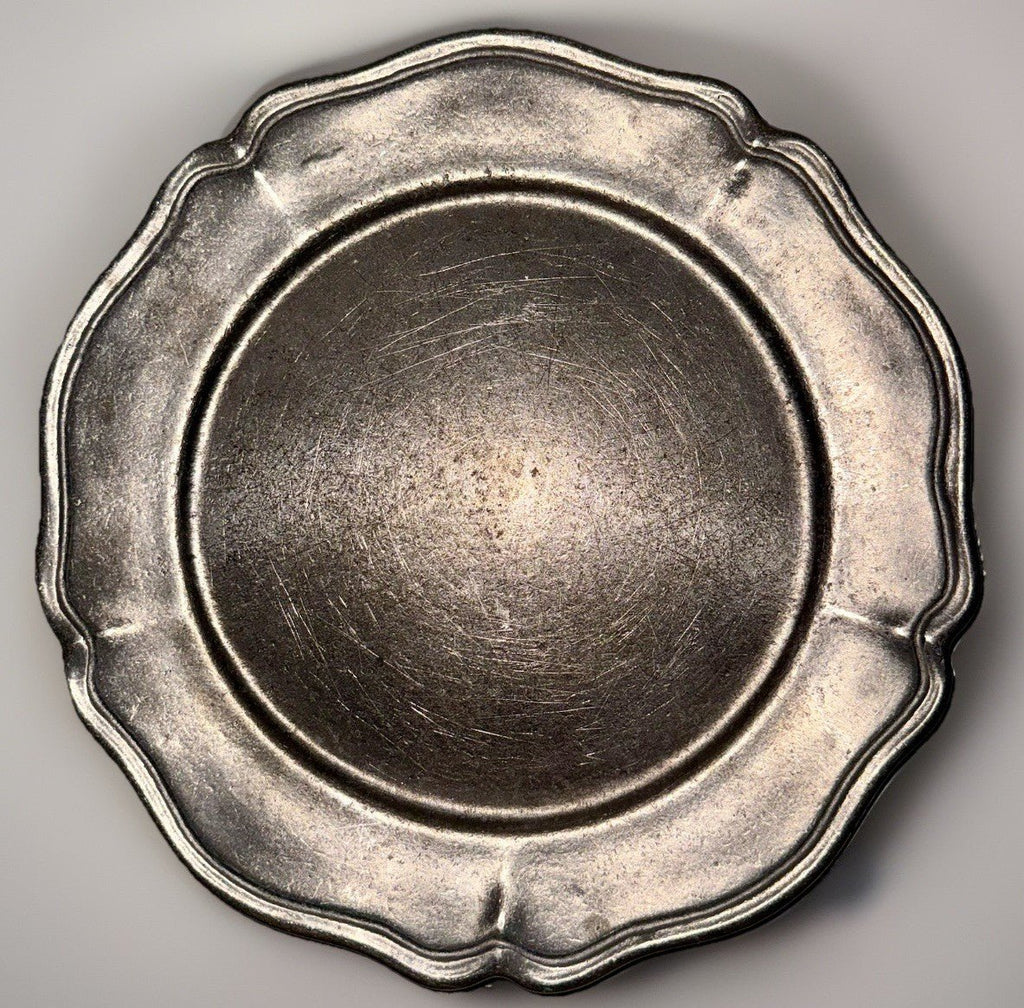 Cambridge Wilton Pewter Queen Anne Dinner Plates 10 3/4" Diameter Set of 2 - AntiquesEtceteraCambridge Wilton Pewter Queen Anne Dinner Plates 10 3/4" Diameter Set of 2WiltonAntiquesEtcetera