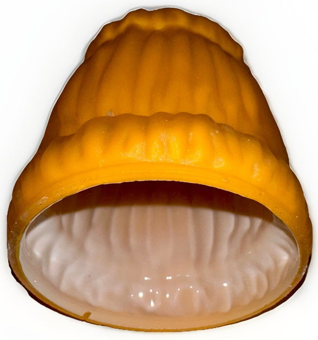 Cased Puffy Glass Lamp Shade Orange over Opal White for 2 1/4" Fitter - AntiquesEtceteraCased Puffy Glass Lamp Shade Orange over Opal White for 2 1/4" FitterUnbrandedAntiquesEtcetera