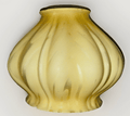 Cased Yellow Art Glass Lamp Shade with Satin Ribbons Throughout 2 1/4" Fitter - AntiquesEtceteraCased Yellow Art Glass Lamp Shade with Satin Ribbons Throughout 2 1/4" FitterUnbrandedAntiquesEtcetera