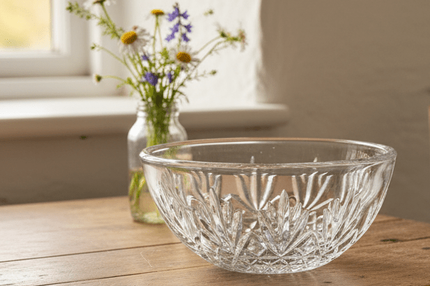 Cashs Crystal 10” Annestown Centerpiece Bowl Designed in Ireland New in Box - AntiquesEtceteraCashs Crystal 10” Annestown Centerpiece Bowl Designed in Ireland New in BoxElegant GlassCashsAntiquesEtcetera