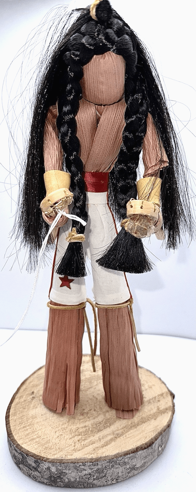 Certified Indian Enterprise Cornshuck Stickball Player Doll Signed Mary Crow - AntiquesEtceteraCertified Indian Enterprise Cornshuck Stickball Player Doll Signed Mary CrowAntiquesEtceteraAntiquesEtcetera
