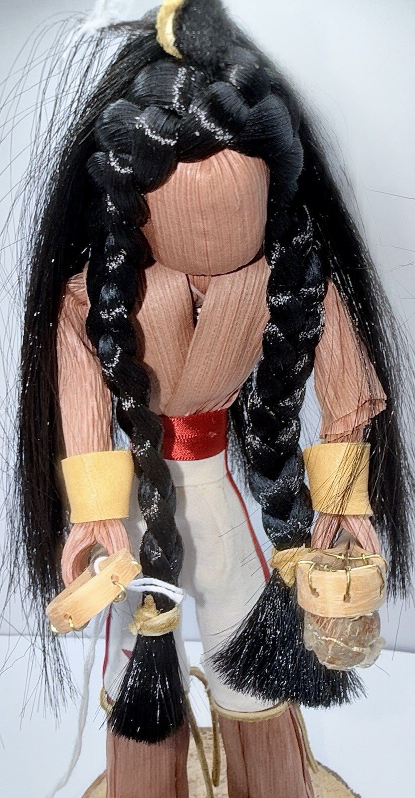 Certified Indian Enterprise Cornshuck Stickball Player Doll Signed Mary Crow - AntiquesEtceteraCertified Indian Enterprise Cornshuck Stickball Player Doll Signed Mary CrowAntiquesEtceteraAntiquesEtcetera