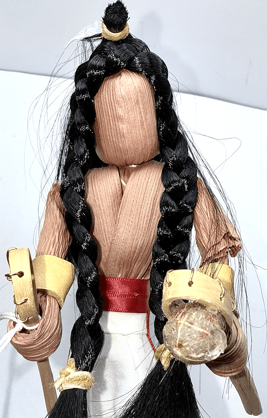 Certified Indian Enterprise Cornshuck Stickball Player Doll Signed Mary Crow - AntiquesEtceteraCertified Indian Enterprise Cornshuck Stickball Player Doll Signed Mary CrowAntiquesEtceteraAntiquesEtcetera