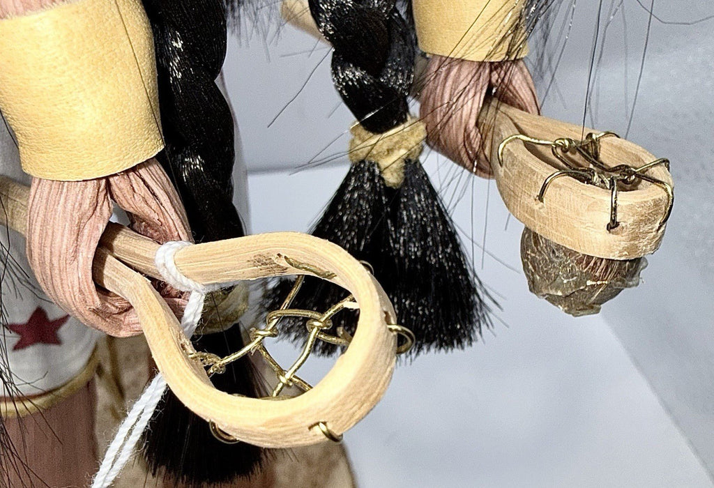 Certified Indian Enterprise Cornshuck Stickball Player Doll Signed Mary Crow - AntiquesEtceteraCertified Indian Enterprise Cornshuck Stickball Player Doll Signed Mary CrowAntiquesEtceteraAntiquesEtcetera