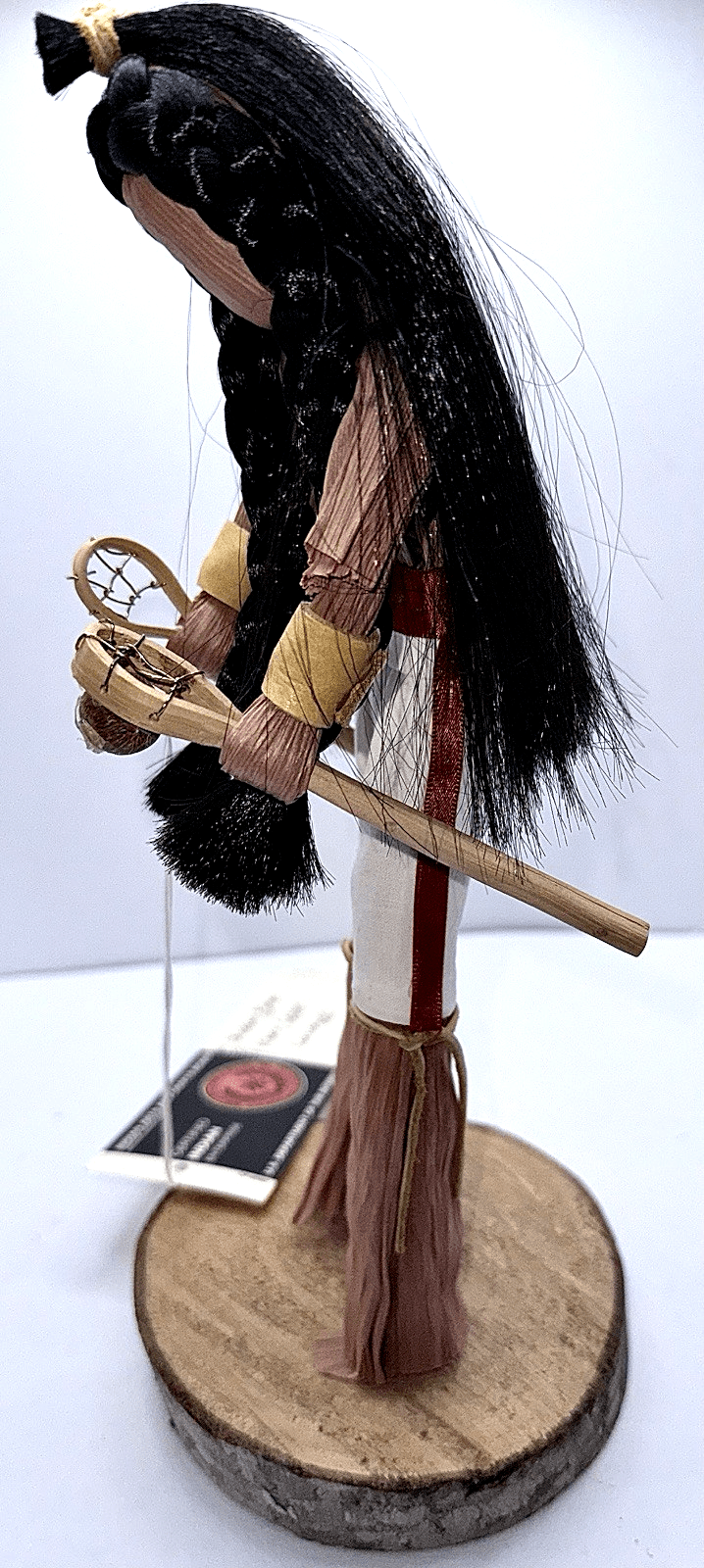Certified Indian Enterprise Cornshuck Stickball Player Doll Signed Mary Crow - AntiquesEtceteraCertified Indian Enterprise Cornshuck Stickball Player Doll Signed Mary CrowAntiquesEtceteraAntiquesEtcetera